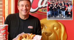 Hollywood goes crazy as Raising Caneâs hits 1,000th location